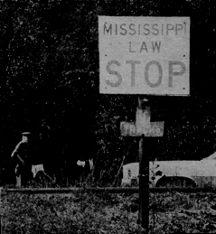 Mississippi Law RR sign